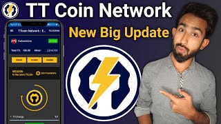 TT Coin Network New Big Update  CryptoNews Today  cryptocurrencies mining app 2022 [upl. by Einobe]