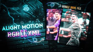 ALIGHT MOTION Football RGB Cc [upl. by Gilberte]