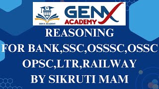 REASONING PART 3 ll LTR ll BANK ll OPSC ll OSSC ll OSSSC ll OMAS ll SSC ll ltr ossc reasoning [upl. by Notniv]