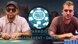 WSOP Paradise Main Event  Day 1A with Sergio Aguero amp Ryan Riess 15M Prize [upl. by Eilatam181]