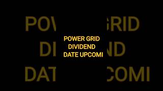 POWER GRID SHARE UPCOMING DIVIDEND ✅🥳💯 powergrid dividend [upl. by Kendra]