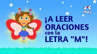 🐒 Aprende a Leer oraciones con la quotLetra Mquot 🐒Primaria K3 [upl. by Urbannal41]