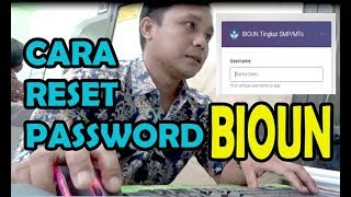 Cara Mereset Merubah Password BioUN SMPMTs 2019 [upl. by Helbonna92]