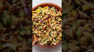 🥗 How to Make a Delicious Crispy Rice Salad with Chili Crisp Tahini Dressing shorts saladrecipe [upl. by Esekram186]