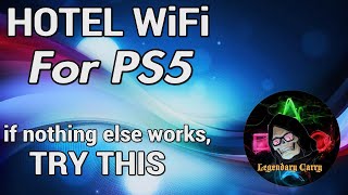 How to Connect your PS5 to Hotel Wifi [upl. by Shaffer]