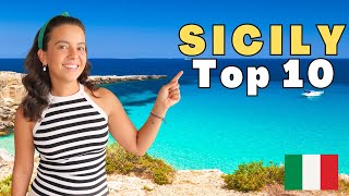 10 BEST PLACES TO VISIT IN SICILY ITALY 🇮🇹  Sicily Travel Guide ✨ [upl. by Hanad]