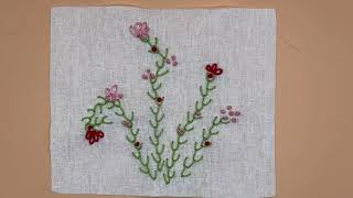 The Feather Stitch  A Waldorf Handwork Educators Free Tip Friday Embroidery Series [upl. by Starinsky]