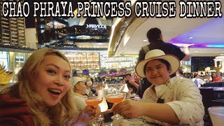 CHAO PHRAYA PRINCESS CRUISE DINNER AT BANGKOK THAILAND [upl. by Novi]