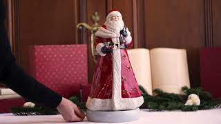 Villeroy amp Boch Santa Claus hracia skrinka a svietnik z vianočnej kolekcie Christmas Toys Memory [upl. by Norramic367]