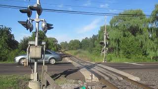 New Hope amp Ivyland Railroad The Grapevine Express With 40 Arriving at Lahaska PA [upl. by Pompea]