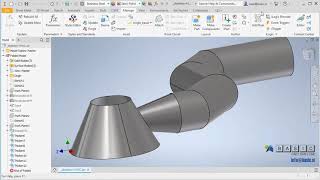 AutoDXF  quick overview automatic creation and editing of flat patterns from an Inventor assembly [upl. by Leede]