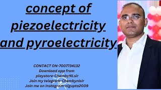 concept of piezoelectricity and pyroelectricity [upl. by Alla155]