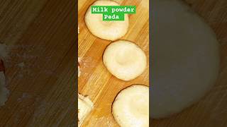 Milk Powder Peda  Milk powder Milk cake  Milk powder recipes shorts shortsfeed ytviral [upl. by Maria]