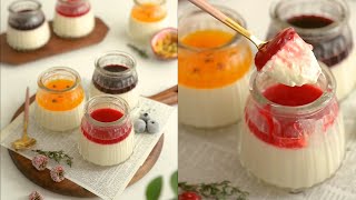 Học cách làm PANNA COTTA trái cây vạn người mê  Panna Cotta Recipe [upl. by Wenona]