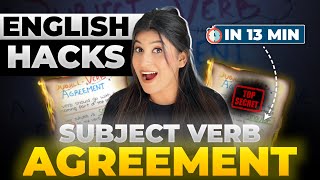 Subject verb Agreement🔥 Simple Hacks and Tricks😎 Error amp Correction Questions✅ Class 10 [upl. by Ellebasi]