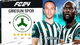 GİRESUNSPORU KURTARIYORUZ  EA FC 24 GİRESUNSPOR REBUİLD [upl. by Norven]