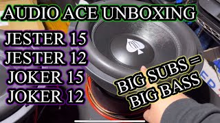 UNBOXING AUDIO ACE SUBWOOFERS [upl. by Amanda]