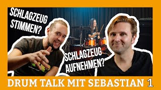 Drum Recording amp Tuning  Interview mit ProfiDrummer Sebastian Vogt  Teil 1 Schlagzeug aufnehmen [upl. by Ardyce]