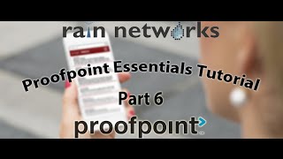 Proofpoint Essentials Tutorial Part 6 Filtering and Encrypting [upl. by Danas]