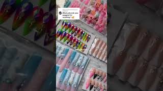 45 for short medium long nails 65 for extra long nails pressonnails pressonnailbusiness [upl. by Neeuq]