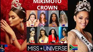 Miss Universe Winners that Have Worn the Mikimoto Crown [upl. by Assille]