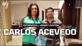 Pinté un jersey de Santos Laguna para CARLOS ACEVEDO 🎨reacción y entrevista  Martin Juarez [upl. by Jorry]