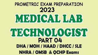 MLT LAB TECHNICIAN IMPORTANT PROMETRIC DHA HAAD MOH QUESTIONS AND ANSWERS [upl. by Hakkeber]