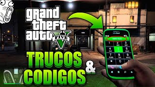 ✅ MODSTRUCOS DE GTA 5 Desbloquear VEHICULOS y PODERES con TELEFONO  CELULAR  CODIGOS [upl. by Clem378]