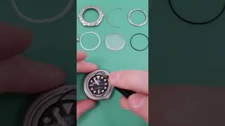 TAG Heuer repair  replacement dial and crown [upl. by Marlee]