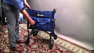 Drive Medical Lightweight FlyLite Transport Chair  Wheelchair [upl. by Tryck]