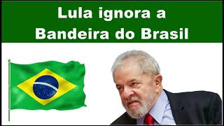 Lula ignora a Bandeira do Brasil em cerimonia de posse [upl. by Aicatsana]