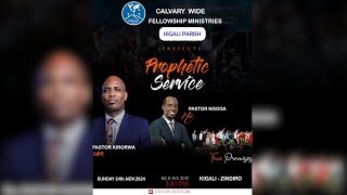 PROPHETIC SERVICE With Pst NGOGA Christophe amp Rev Pr KIRORWA  24  11  2024 [upl. by Aleil]