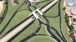 How a diverging diamond interchange works [upl. by Oiratnom]