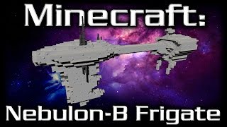 Minecraft Star Wars NebulonB FrigateTutorial 15th Scale [upl. by Elisa]