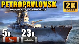 Cruiser Petropavlovsk  Flawless gaming with 4k xp and 300k dmg [upl. by Illil559]