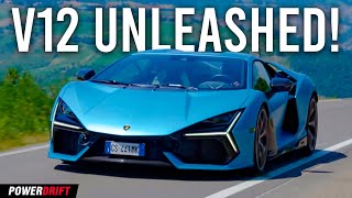 Lamborghini Revuelto Roars Through Italian Roads  PowerDrift [upl. by Hyps]