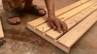 Reuse Utility Wood From Old Pallets  How To Make Easy Storage Shelves With The Lowest Cost [upl. by Ettegroeg]