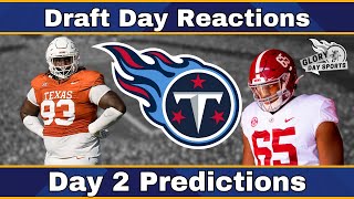 Titans Draft JC Latham Reaction  Draft Day 2 [upl. by Shakti]