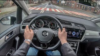 Volkswagen Touran III 2019  4K POV Test Drive 188 Joe Black [upl. by Jenness206]