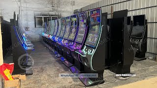 43quot Vertical Touch Slot Cabinet Popular USA Fusion Casino Skill Slot Game Machine [upl. by Ainigriv]