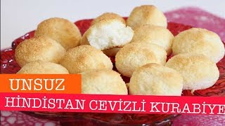 Sadece 3 Malzemeyle Unsuz Hindistan Cevizli Kurabiye Tarifi [upl. by Llebyram]