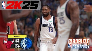 NBA 2K25 MyCareer  Mavs vs Bulls 10956 [upl. by Gwyneth311]