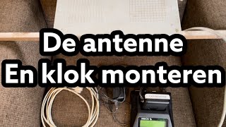 De antenne en klok monteren  Jonge duiven los  Postduiven [upl. by Nnael]