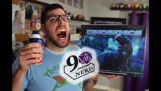 90 Second Nerd Board Game Review Dinogenics [upl. by Blus]