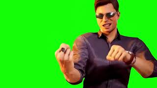 MK1 Johnny Cage Flip Off Meme  Green Screen [upl. by Gnot301]