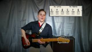 Easy Guitar Lesson  Strumming in 24 Time [upl. by Inamik742]