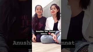 Anushka Sen And Jannat Zubair Singing on song paaniyon saquot bestbff anushkasen jannatzubair [upl. by Jamila901]