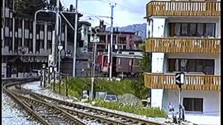 Rhaetian Railway 20 years ago  Tiefencastel to Landquart 12 June 1994 [upl. by Aleedis319]