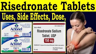 Risedronate Sodium 35 mg 150 mg Tablets  Risedronate how to take  Uses Side Effects Dose [upl. by Handy]