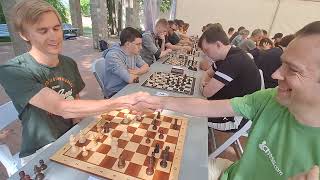 GM Toms Kantans  GM Arturs Neiksans  Blitz chess  Double round [upl. by Tidwell]